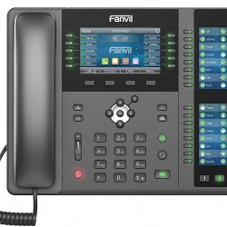 Fanvil X210 Enterprise VoIP Phone, 4.3-Inch Color Display, Two 3.5-Inch Side Color Displays for DSS Keys. 20 SIP Lines, Dual-port Gigabit Ethernet, Power Adapter Not Included