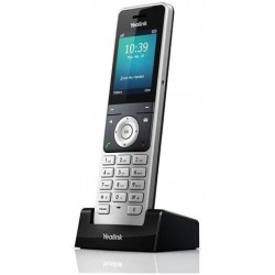 Yealink W60P Cordless Bundle DECT IP Phone and Base Station, 2.4-Inch Color Display. 10/100 Ethernet, 802.3af PoE, Power Adapter Included