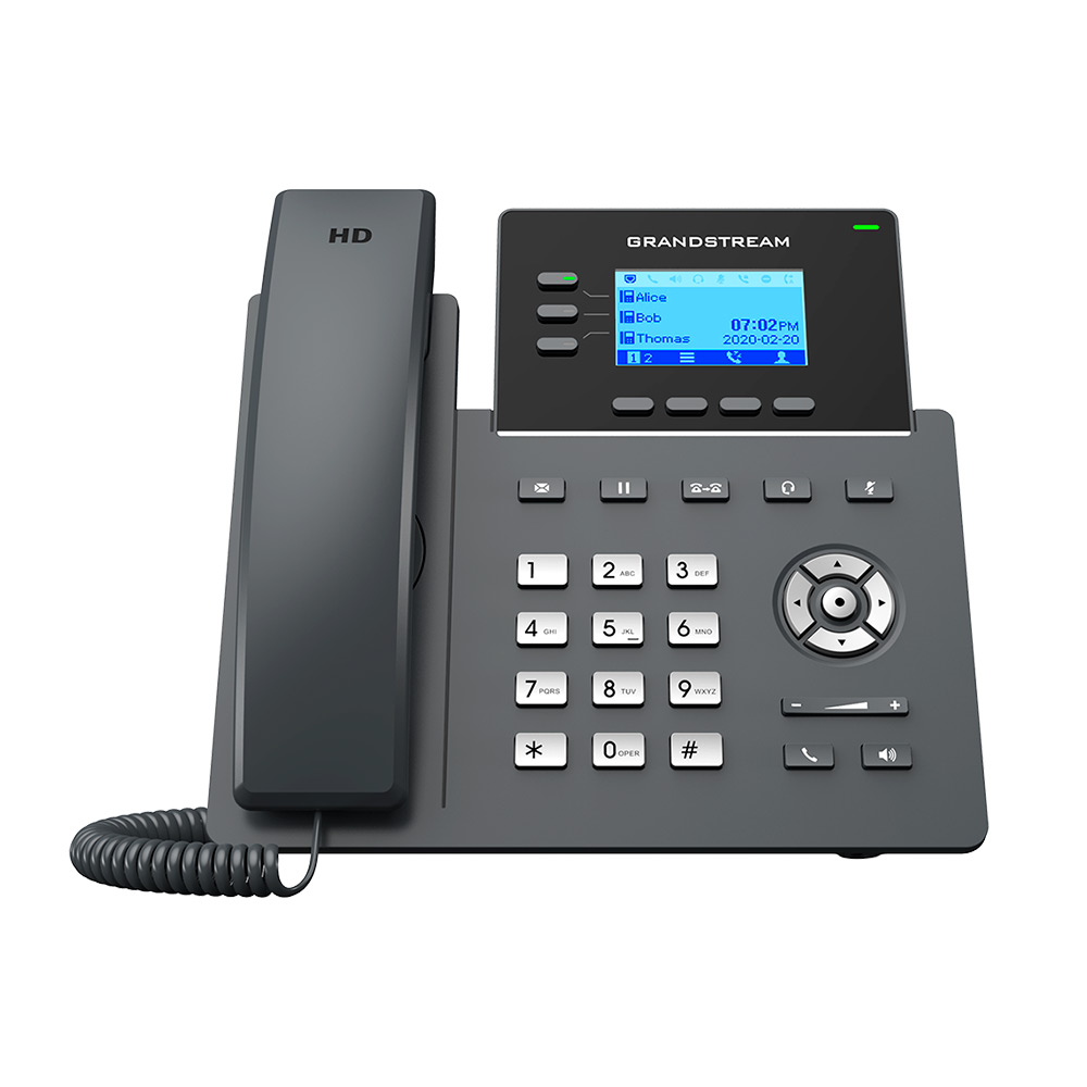 GS-GRP2603P 3 Lines, 6 SIP Accounts, PoE + GigE by Grandstream