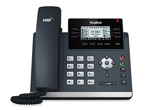 Yealink T41 Ultra-Elegant IP Phone SIP-T41P PoE, Power Supply Not Included